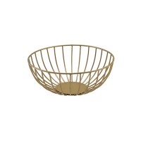 Gold Round Wire Basket